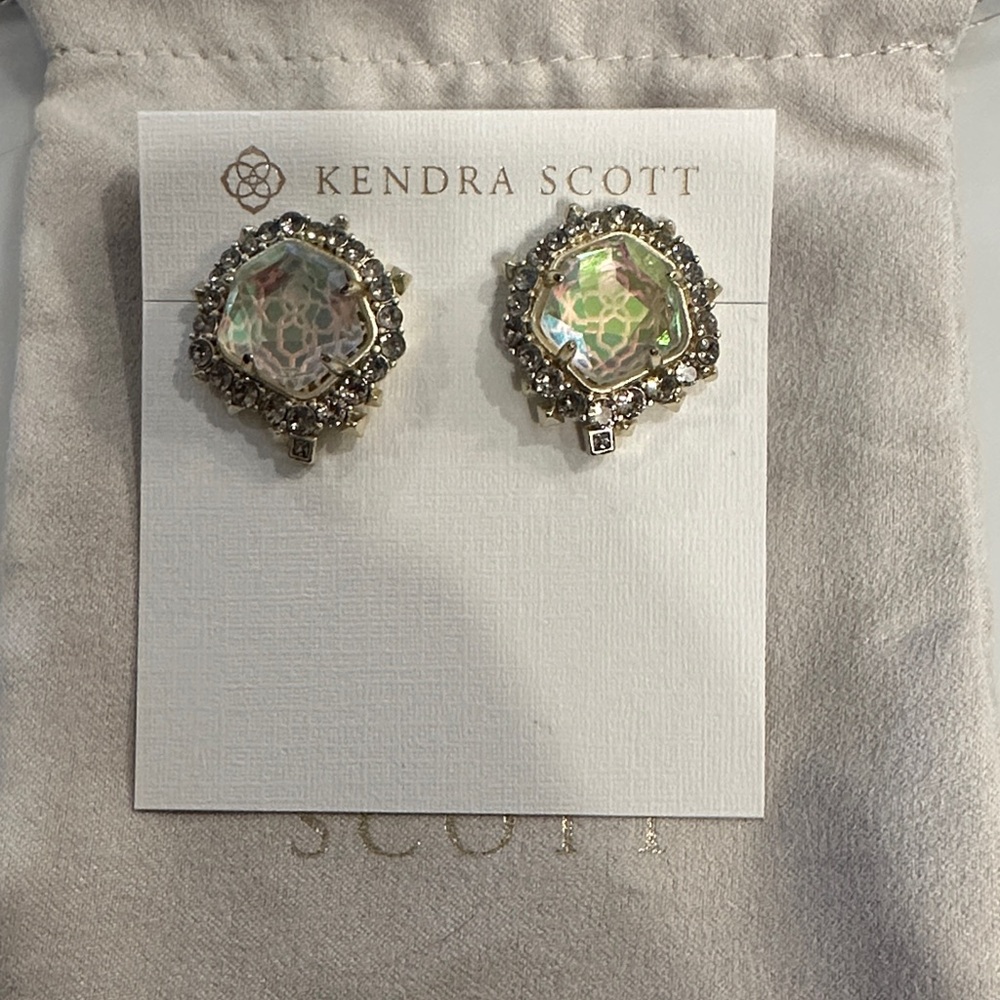Kendra Scott Dichroic Glass Stud Earrings